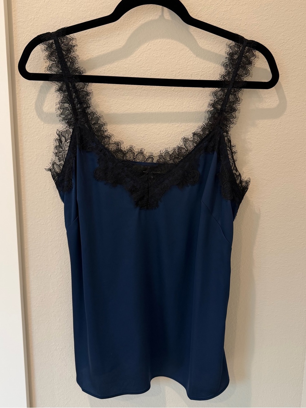 White House Black Market Lace-Trimmed Cami
